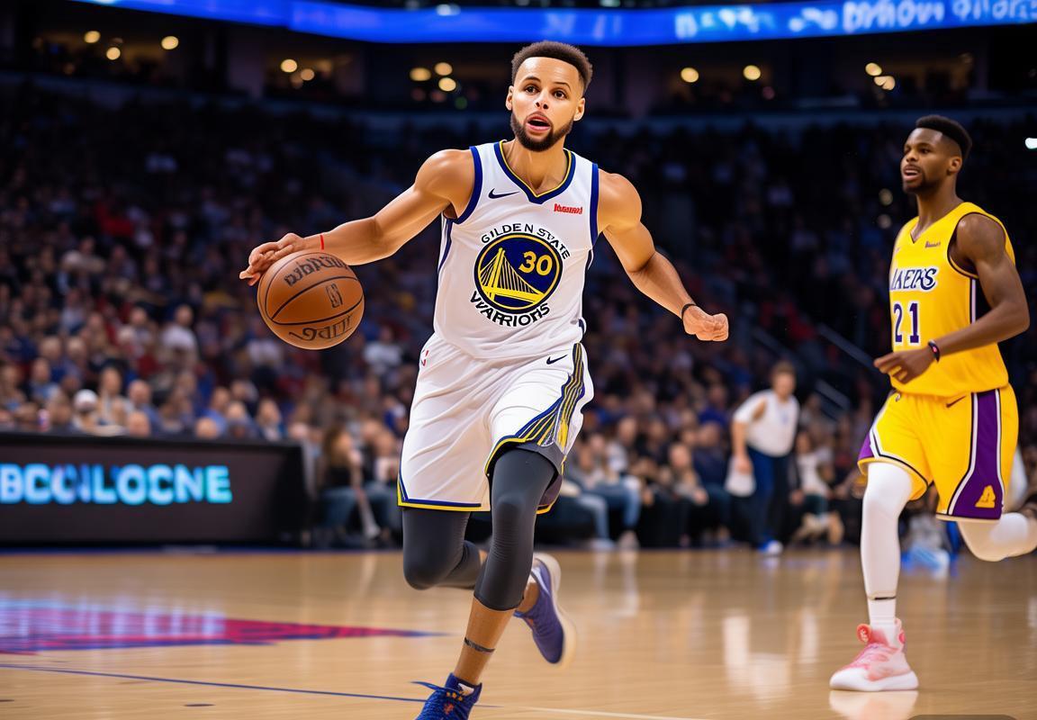 湖人vs勇士季前赛：斯蒂芬·库里高效14分，卫冕冠军展现深度